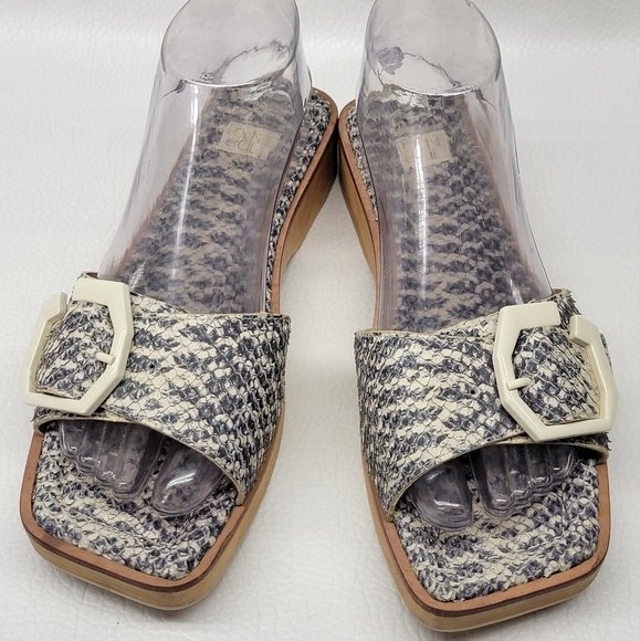 Louise Et Cie Lo -Elara Sandals Women’s Size 7M Blue snake Slide shoes may  be s - Picture 4 of 8